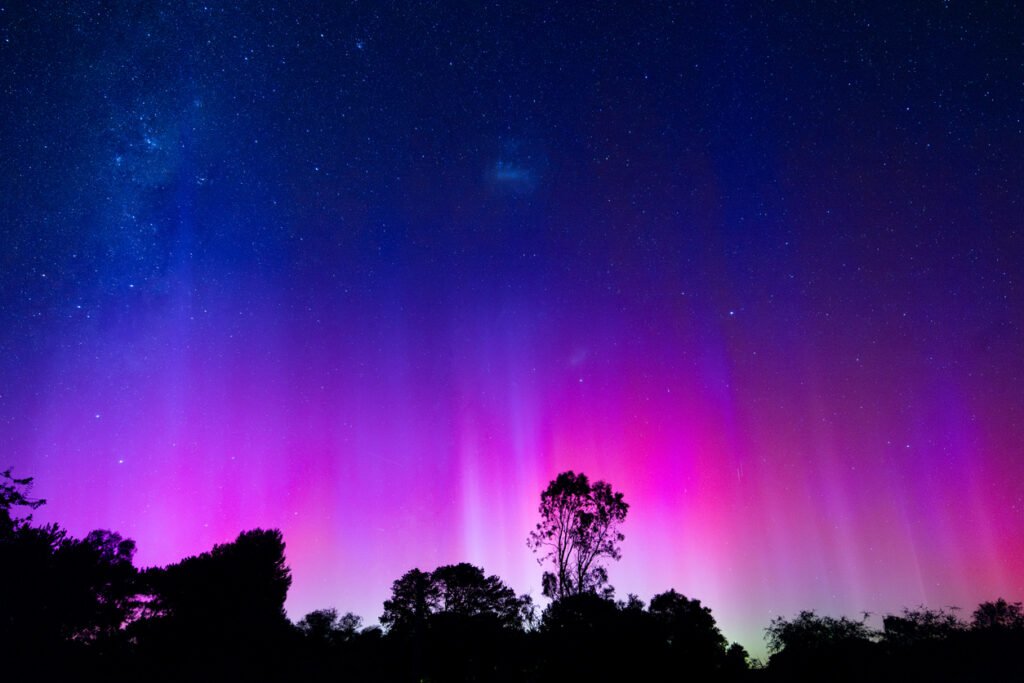 Aurora Australis in WA Perth Hills in July 2024