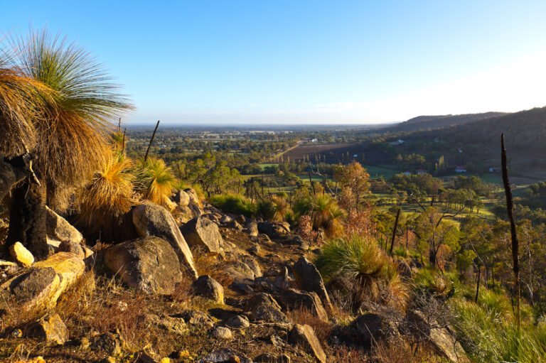 Blue skies over the Perth Hinterland Landscape