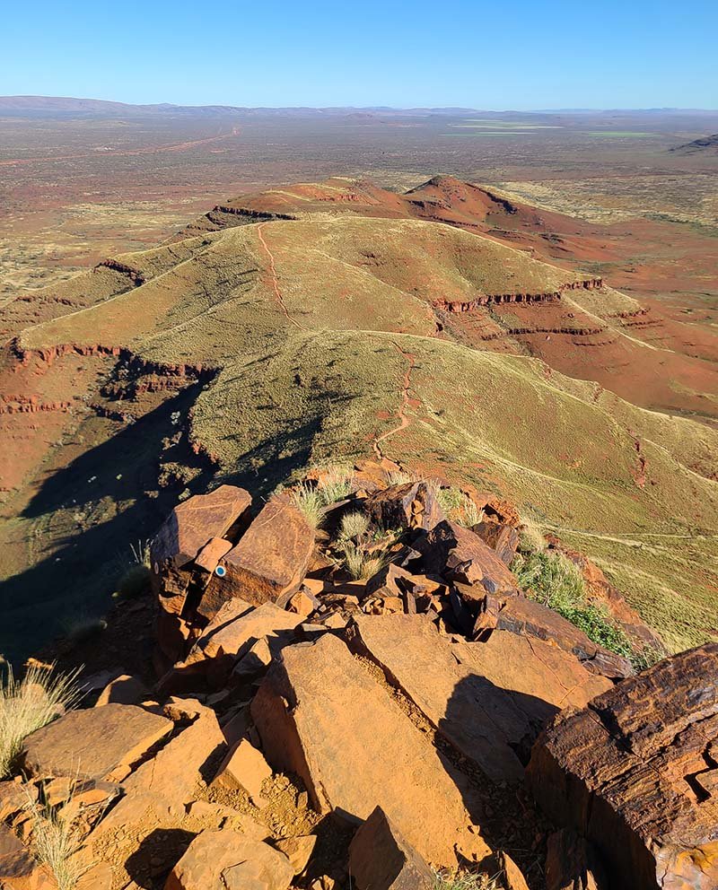 Spine of Mount Bruce from summit