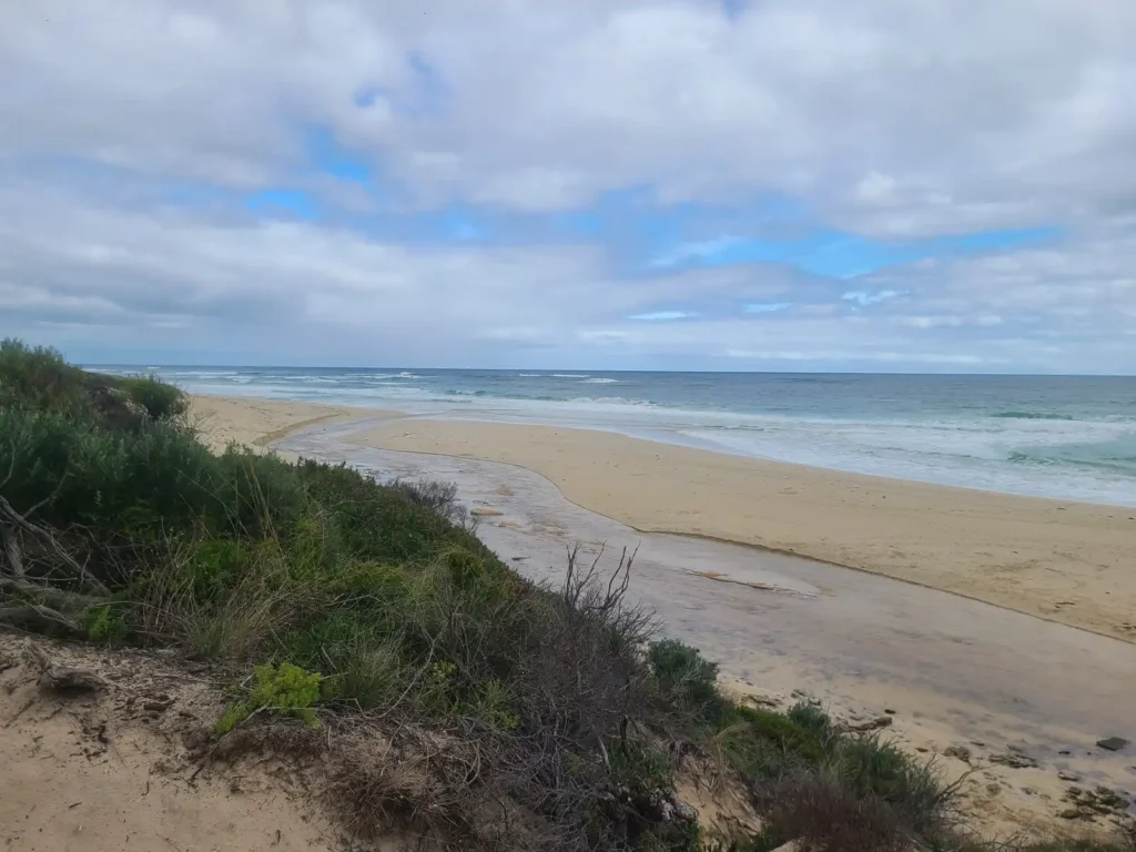 Gas Bay in Margaret River on cloudy day